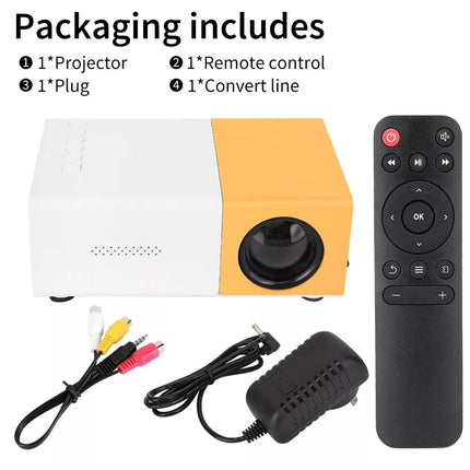 Mini Projector HDMI USB LED HD 1080P Home Cinema Portable Pocket Projector Home