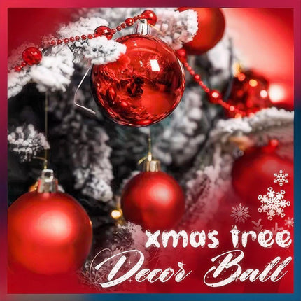 Christmas Xmas Party Wedding Tree Baubles Balls Hanging Ornament Decorations 8cm