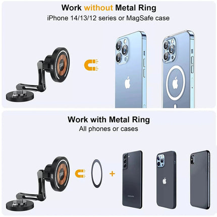 For MagSafe Car Mount Charger 15W Magnetic Phone Charger Holder for iPhone 15 14