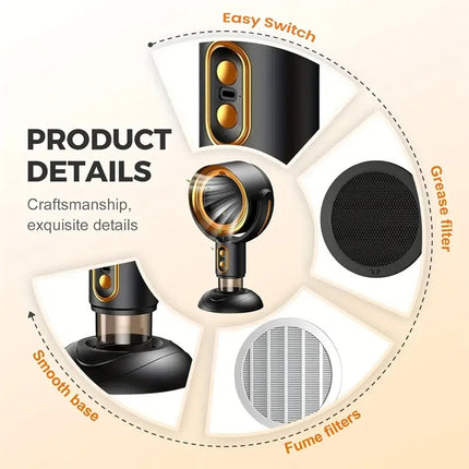 PuffHide Smoke Away Purifier Fan, 2025 New Portable Smoke Fan for Smoking Indoor