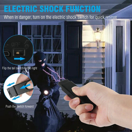 Mini Arc Lighter Portable Electric Flashlight Tool Shock Device Rechargeable