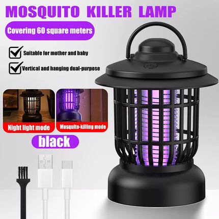 Mosquito Catcher Lamp Insect Killer Electric LED Light Fly Bug Zapper Trap USB