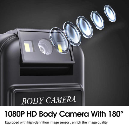 1080P Body Camera Led Night Vison Camcorder Cam Video Recorder with Back Clip