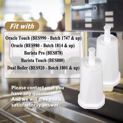 4X Water Filter Compatible For Breville Bes990 BES920BSS BES980 Bes008 Espresso Coffee