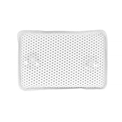 Spa 3D Mesh Bath Pillow Breathable Bathtub Cushion Neck Back Support Tub Suction