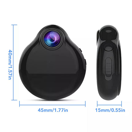 Small WIFI Camera Video Recorder HD1080P Necklace Wearable Pendant Webcam Camera