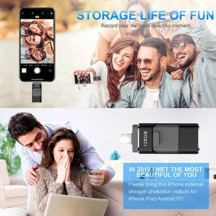 256GB USB i-Flash Drive Memory Photo Stick For iPhone iPad Laptop Pendrive
