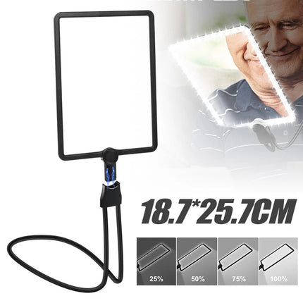 5X Hands Free Magnifying Glass with LED Light, Neck Cord for Reading, Sewing