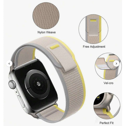 Premium Nylon Sports Apple Watch Band iWatch Strap Series 11 42mm SE 3 40mm