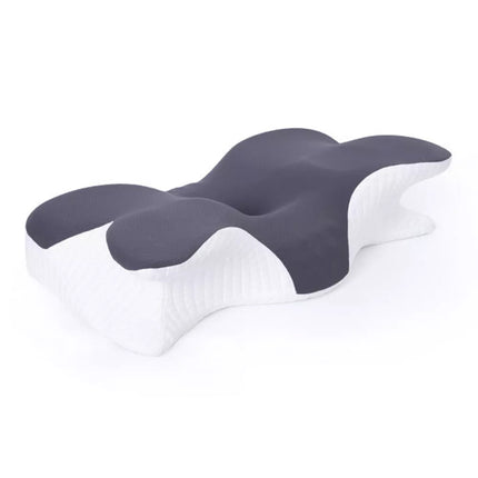 Ergonomic Butterfly Memory Neck Pillow Comfortable Sleeping Orthopedic Pillow Grey