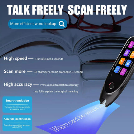 Smart Scan Translation Pen Text Reading Pen 112 Voice Language Translator Device