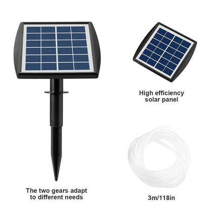 1pcs Outdoor Solar Oxygenator Aquarium Pond Fish Tank Aerator Air Pump Oxygen Stone