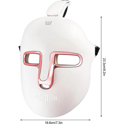 Rechargeable Facial LED Mask 7 Colours LED Photon Therapy Beauty Mask Skin