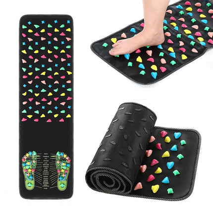 Foot Acupoint Therapy Foot Massage Reflexology Acupressure Pad Walk Stone Mat
