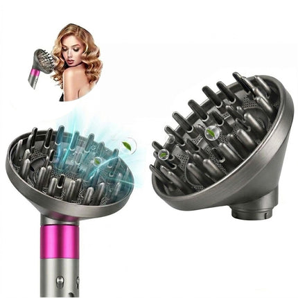 Upgraded Diffuser for Dyson Airwrap Attachments Diffuser Nozzle Converting Tool Grey