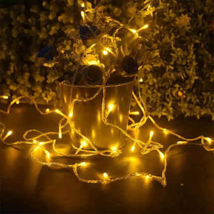 Warm White 50M LED Fairy String Lights Waterproof Christmas Tree Garden Party Outdoor