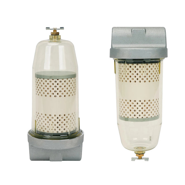 2PCS B10-AL Fuel Tank Filter Water Separator Assembly with PF10 Element Filter