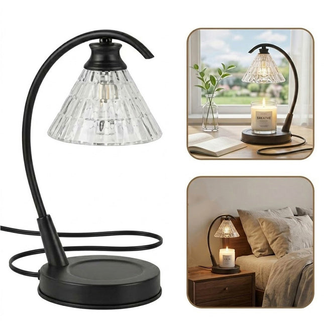 Dimmable Aromatherapy Melting Wax Lamp Night Light Table Candle Warmer