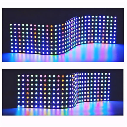 DC5V WS2812B Flexible LED Panel Matrix Display Screen Addressable Light