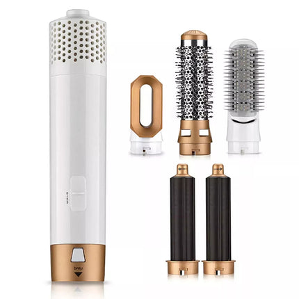 5 In 1 Electric Hair Dryer Hair Styler Straighteners Blow Brush Comb Curl Dryer