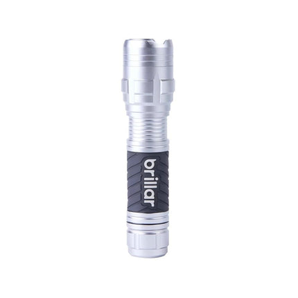 2X Brillar Outdoor LED Flashlight Torch Camping Hiking Lights Torches W/Battery