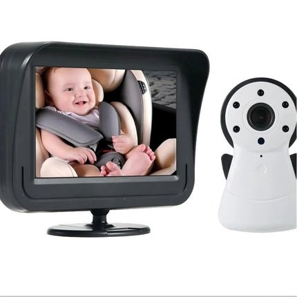 4.3" Baby Car Camera HD 1080P - Rear-Facing Infant Monitor with Night Vision