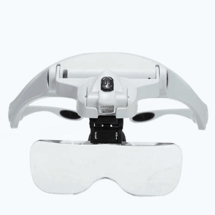 5 Lens LED Headset Glass Eyelash Extension Magnifying & Jeweler Magnifier
