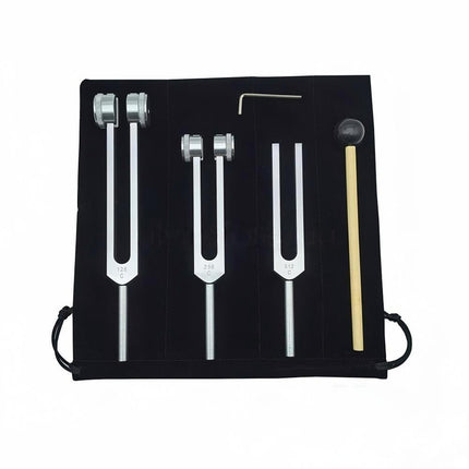 5Pcs Tuning Fork Instrument Set For Healing Therapy DNA Repair Reliever Stress
