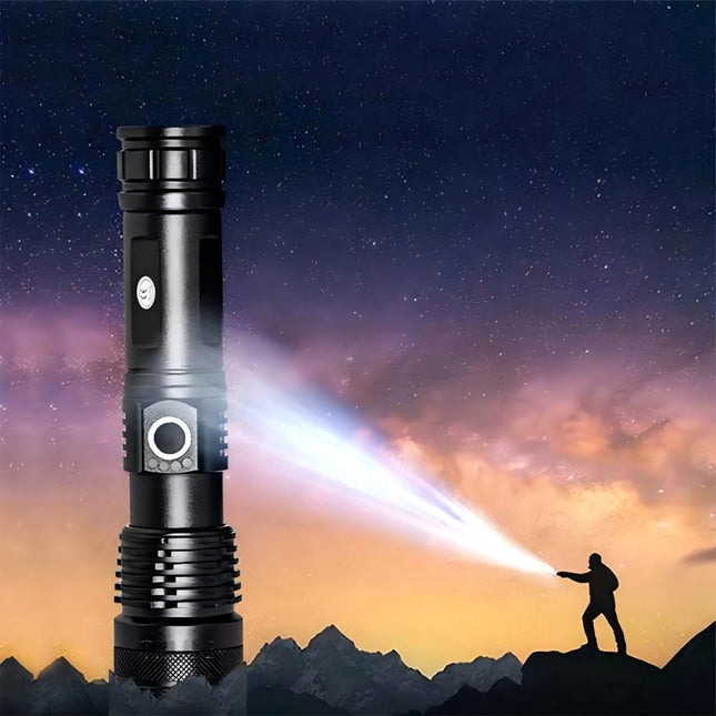 Most Powerful 99000000LM LED Military Torch USB Rechargeable Tactical Flashlight