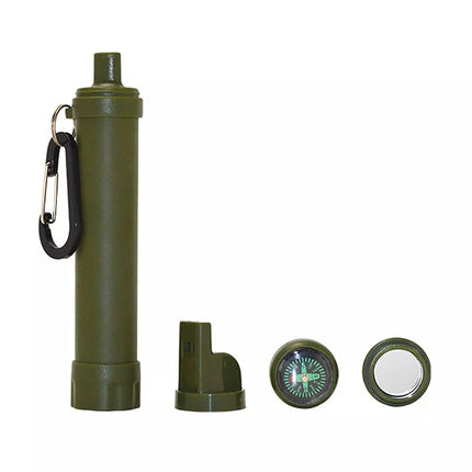 Portable Water Filter Straw Purifier Emergency Life Survival Outdoor Camping