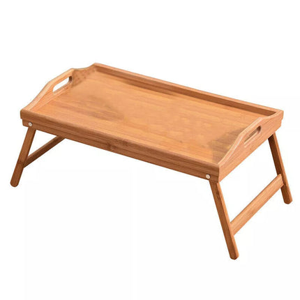 Wooden Bamboo Folding Tray Bamboo Fpld Up Lap Tray Tea Coffee Table Breakfast