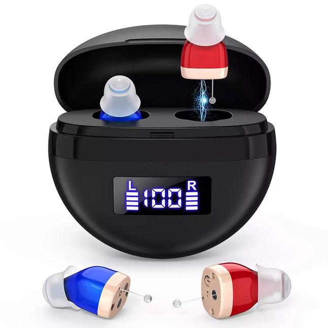 Rechargeable Hearing Aids Digital Severe Hearing Loss Wireless Sound Amplifiers