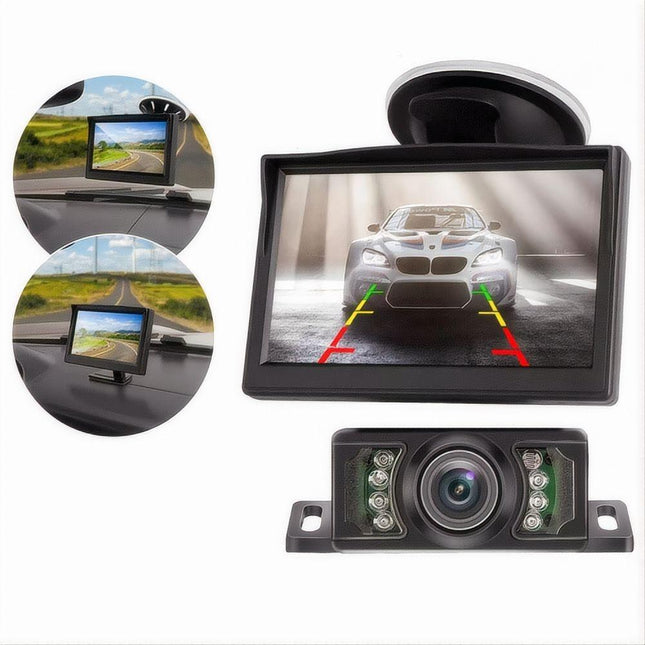 5" Reverse Camera Wireless Reversing Cam Car Truck Caravan 12V Rear Monitor View