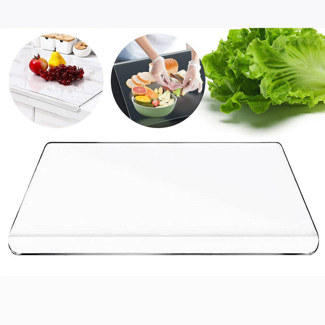 Kitchen Acrylic Cutting Boards Clear Chopping Board Non Slip Countertop