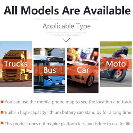 Mini GPS Tracker Magnetic Real Time Vehicle Car Locator Full Coverage Tracking