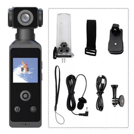 Handheld Action Camera 4K 270° Rotatable 30M Waterproof WIFI Pocket Camera