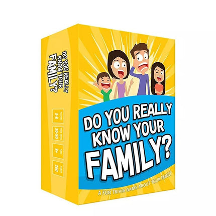 Do You Really Know Your Family A Fun Family Game Conversation Starters Challenge