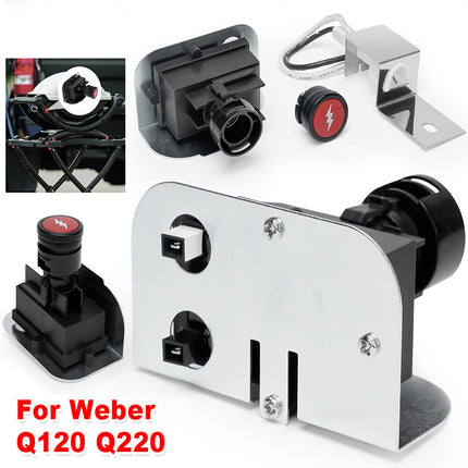 For Weber Igniter Q120 Q220 80475 Gas Grill Replacement Kit Ignition Heatproof
