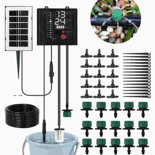 Solar Automatic Irrigation System IP67Waterproof For Landscape Yard Patio Garden