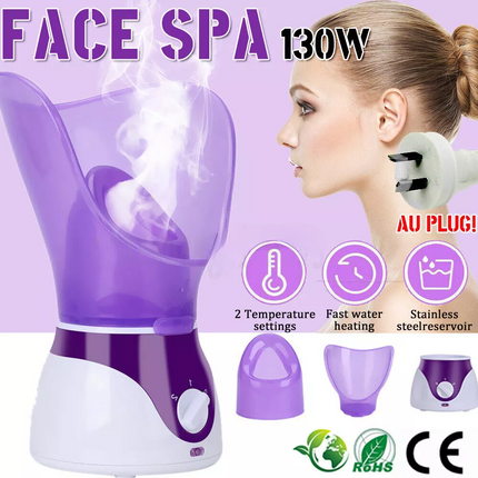 Face Nymph Spa Home Facial Steamer Sauna Pores Office Deep Cleanse Skin Care SPA