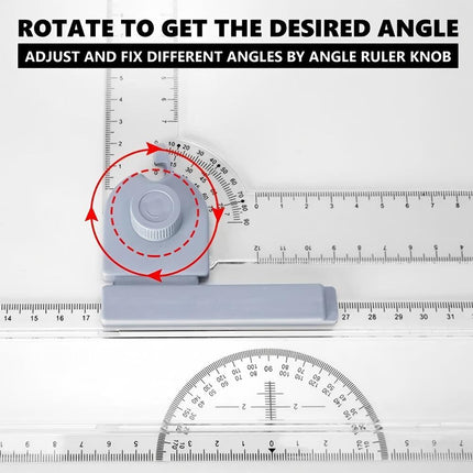 A3 Drawing Board Table Tool Portable Drafting Kit Parallel Motion Adjustable
