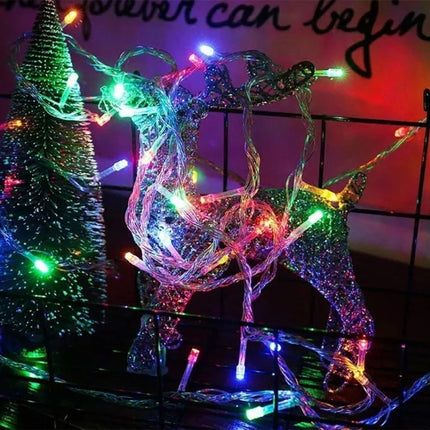 100 LED 10.9M Multi Colour Battery Operated Christmas String Lights