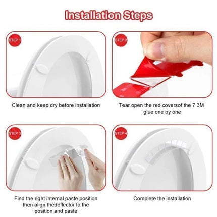5Pcs Urine Deflector Pee Splatter Guard Toilet Training Urinary Splatter Guard