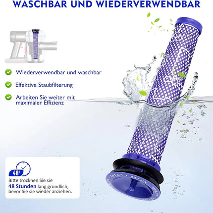 For-Dyson-V6 DC58 DC59 Dust Bin Assembly Clear Replacement Dustbin Containe