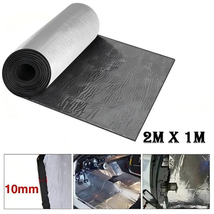 Sound Deadener Car Heat Shield Auto Insulation Deadening Foam Mat Noise Proofing