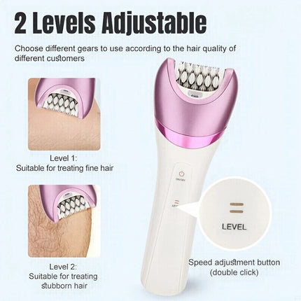 6 in 1 Epilator Women Instant Pain Free Electric Hair Removal Remover Body Face