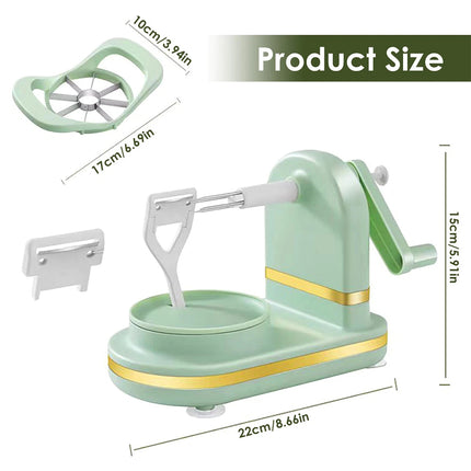 Apple Peeler Slicer Stainless Steel Apple Slicer Ajustable Rotary Apple teyIn