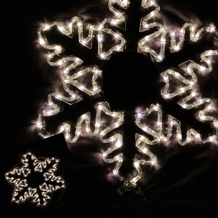 Christmas Lights LED Rope Snowflake 50cm * 50cm Decoration Motif Light Xmas