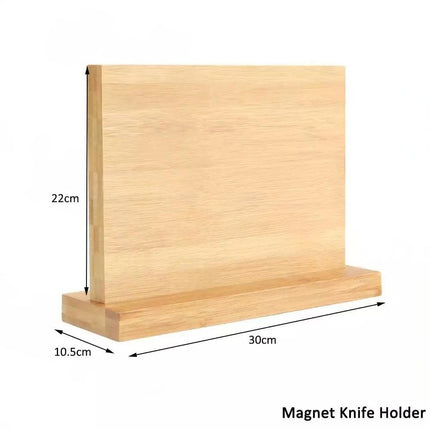 Double Sided Knife Block Knife Holder Banboo Sharpening Stone