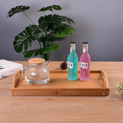 Wooden Bamboo Folding Tray Bamboo Fpld Up Lap Tray Tea Coffee Table Breakfast